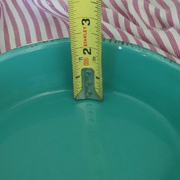 Blue Jean Chef Aaron Sanchez Green Distressed Ceramic Serving Bowl - Picture 7 of 7